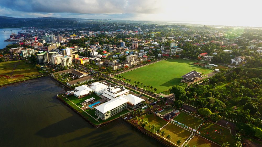 Suva City Aerial View