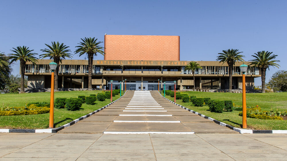Parliament Building in Lusaka Zambia